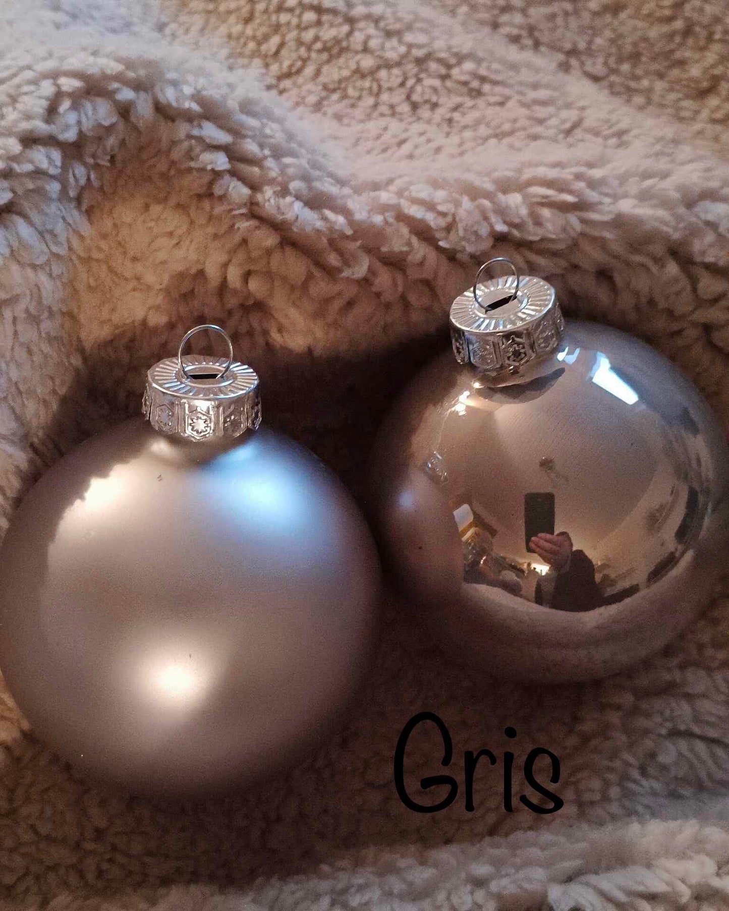 Les boules de Noël en verre Personnalisables