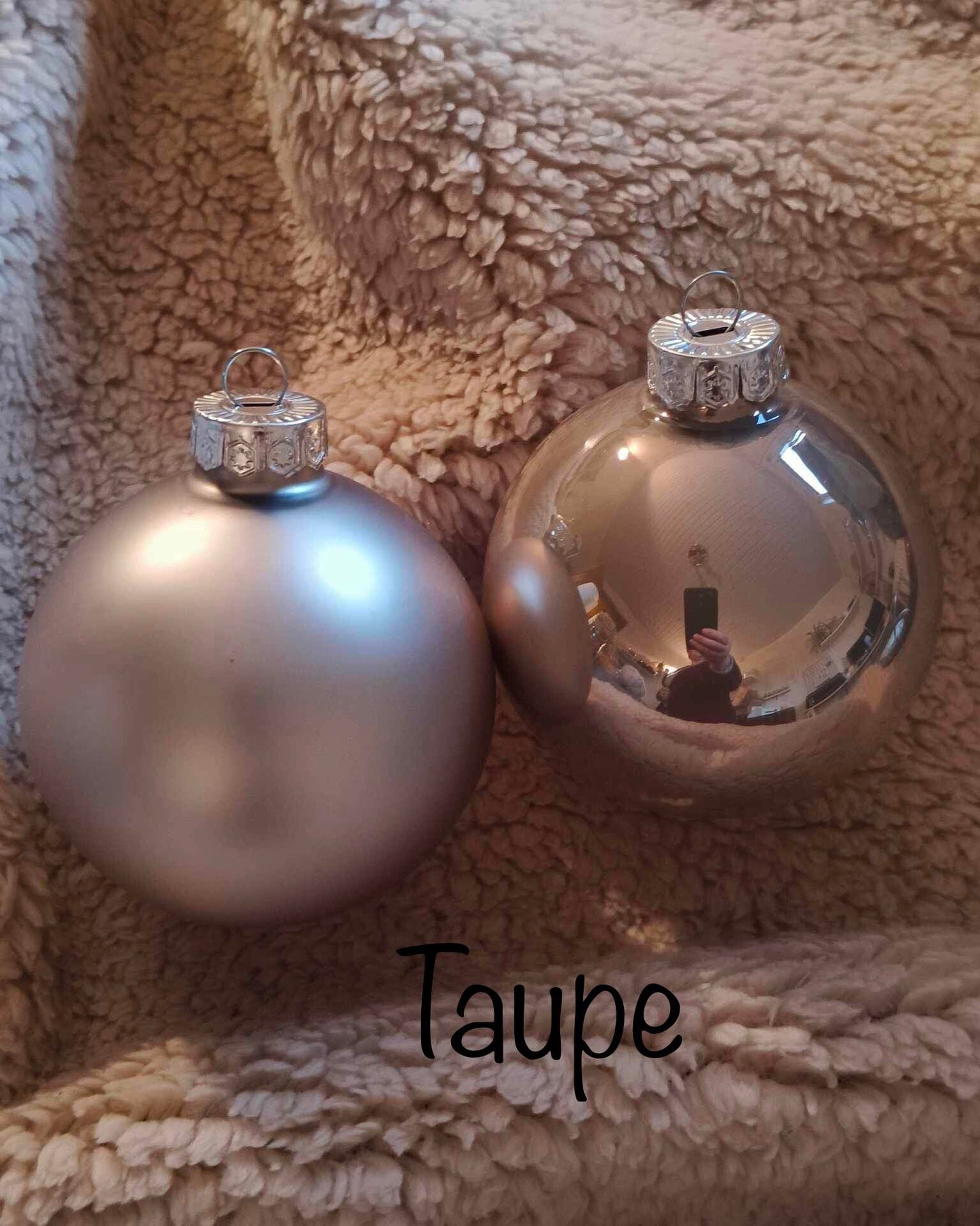 Les boules de Noël en verre Personnalisables