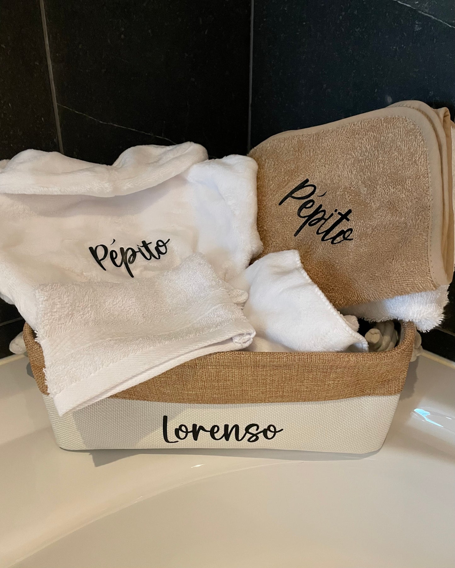 Le coffret de bain bébé personnalisé