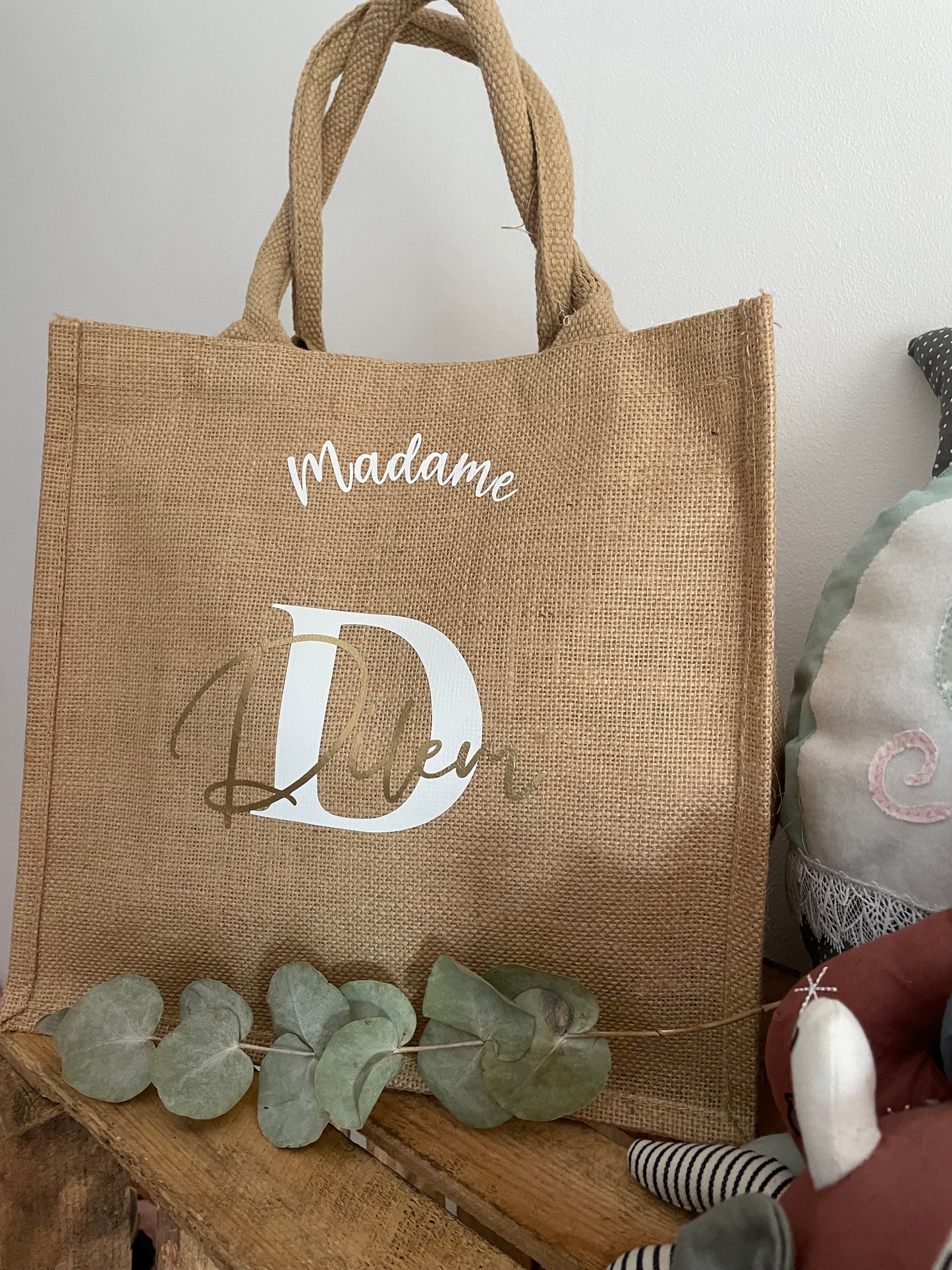 Le sac en toile de jute-Small