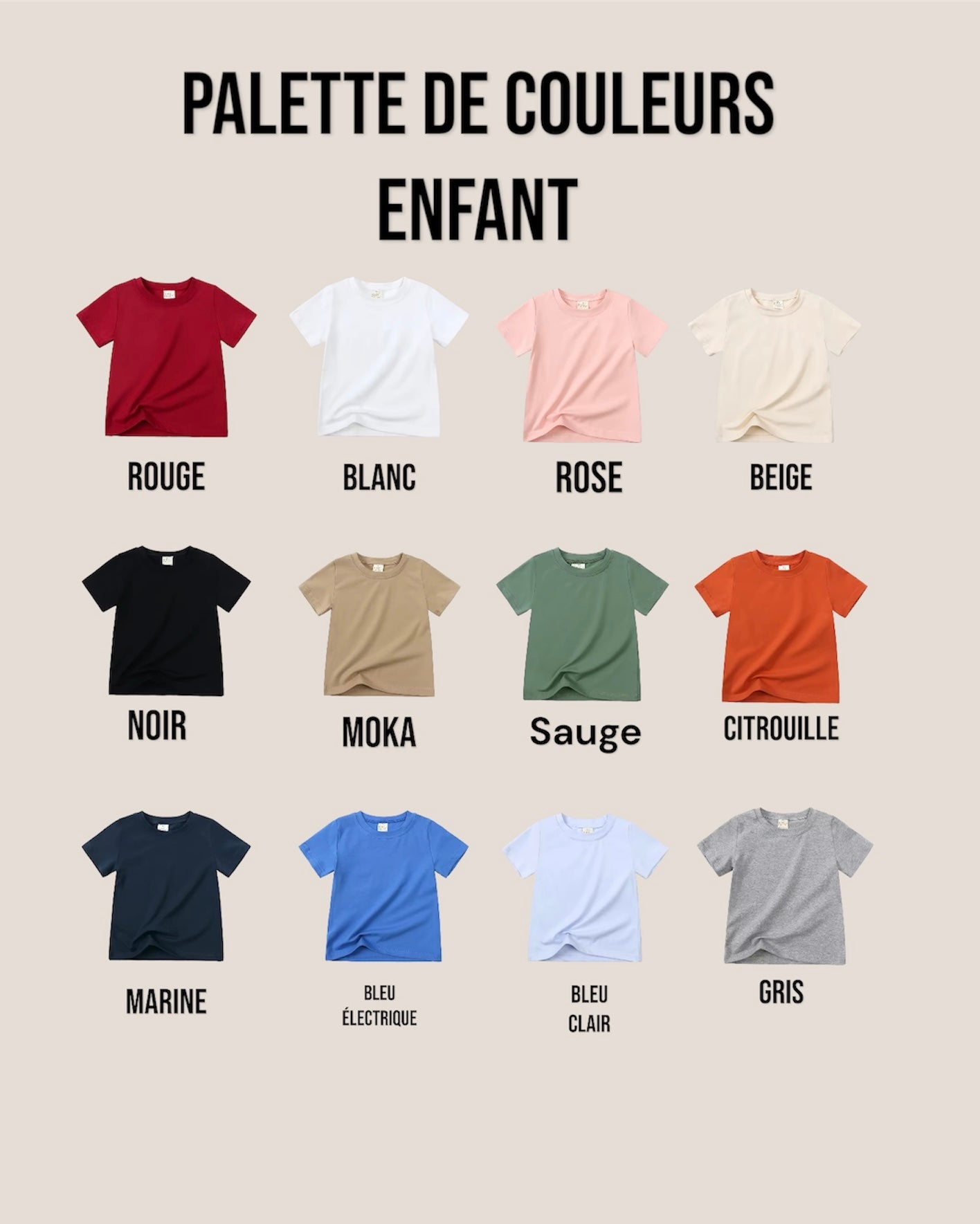 Le t-shirt enfant personnalisé